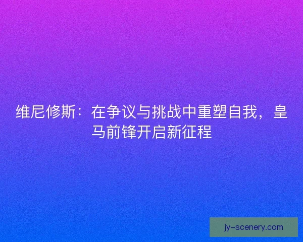 维尼修斯：在争议与挑战中重塑自我，皇马前锋开启新征程